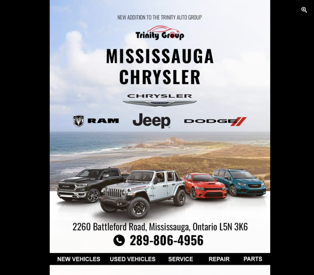 Mississauga Chrysler – Boban James